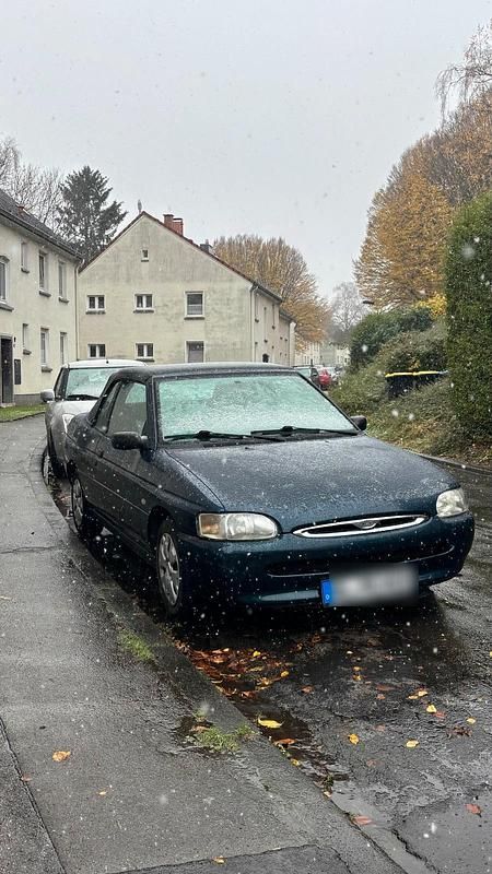 Blau Gebraucht 1996 Ford Escort Cabriolet Cabrio | 900 € - Bild 1/4