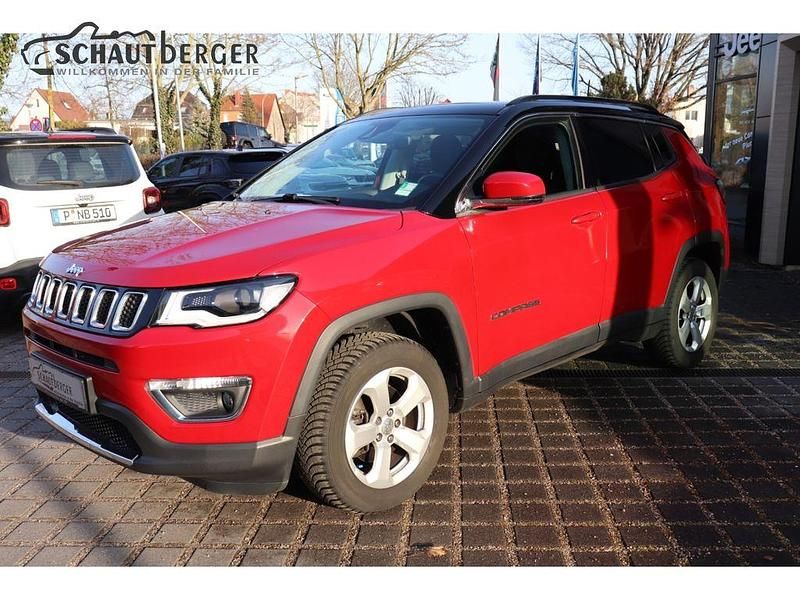 Gebraucht Jeep Compass Limited 170 PS (125 kW) 2017 Rot SUV