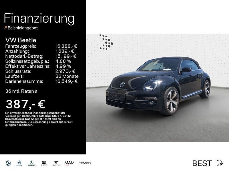 A1 schwarz Gebraucht 2017 VW Beetle Sound Cabrio | 16.888 € (Guter Preis) - Bild 1/4