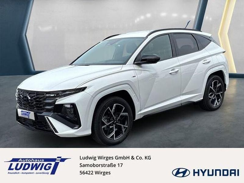 Atlas white Gebraucht 2024 Hyundai Tucson N Line SUV | 37.900 € (Guter Preis) - Bild 1/4