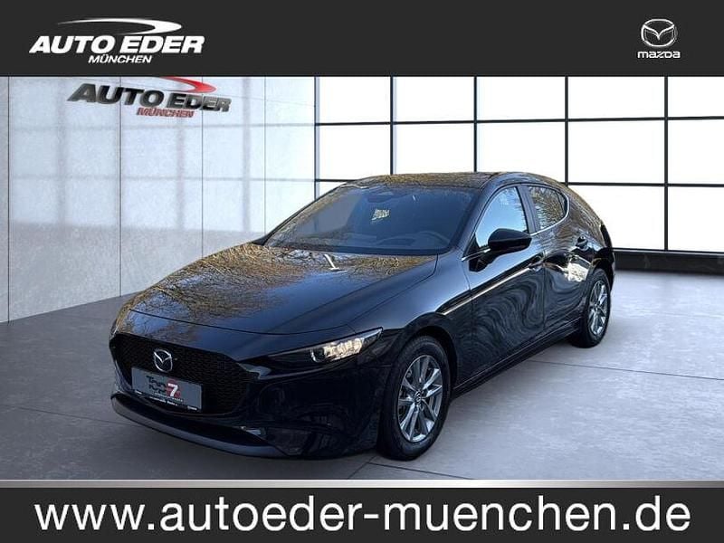 Schwarz Gebraucht 2024 Mazda 3 Prime-Line Limousine | 22.980 € (Superpreis) - Bild 1/4