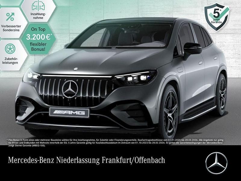 Selenitgrau Gebraucht 2024 Mercedes EQE AMG 43 Night SUV | 79.990 € (Guter Preis) - Bild 1/3
