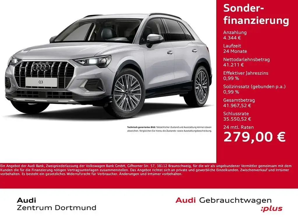 Gebraucht Audi Q3 Advanced 245 PS (180 kW) 2025 Silber SUV