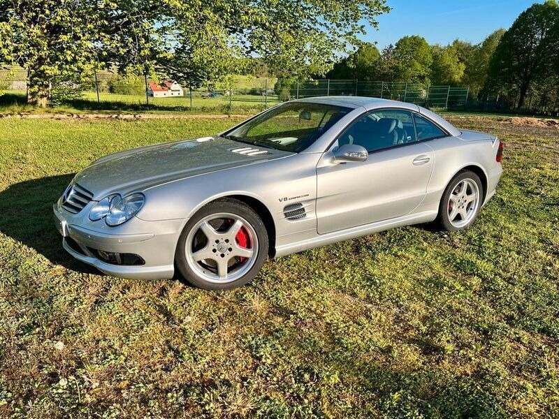 Silber Gebraucht 2003 Mercedes SL55 AMG AMG Cabrio | 43.900 € (Etwas zu teuer) - Bild 1/4