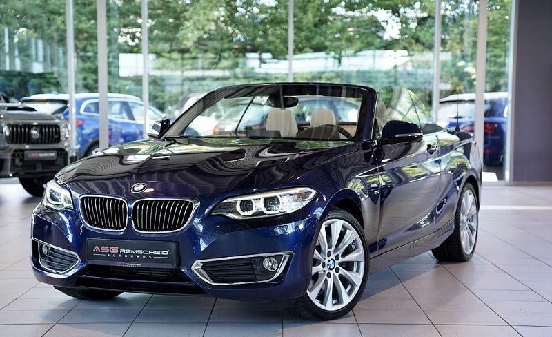 Blau Gebraucht 2015 BMW 228 Luxury Line Cabrio | 23.750 € (Etwas zu teuer) - Bild 1/4