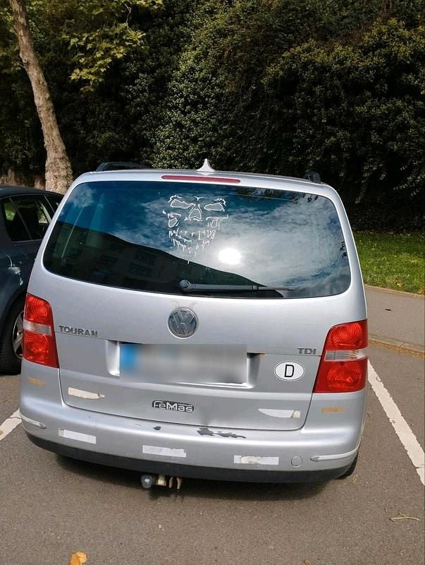 Gebraucht VW Touran 105 PS (77 kW) 2004 Silber Van / Kleinbus