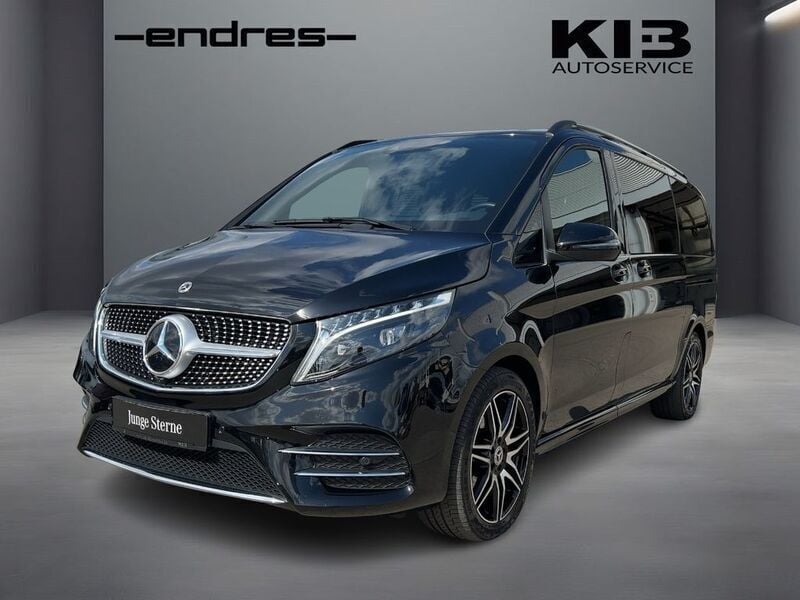 Obsidianschwarz metallic Gebraucht 2024 Mercedes V300 AMG line Van / Kleinbus | 69.990 € (Fairer Preis) - Bild 1/4