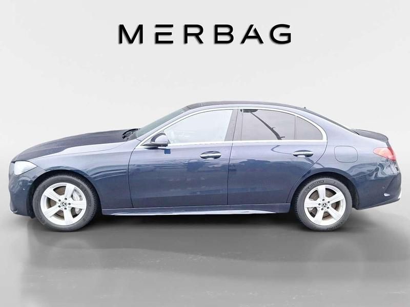 Cavansitblau metallic Gebraucht 2022 Mercedes C300e AMG Limousine | 36.979 € (Teuer) - Bild 1/4