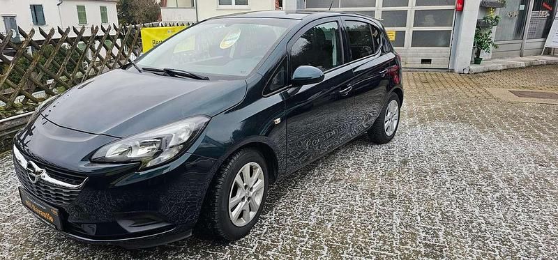 Gebraucht Opel Corsa Edition 69 PS (50 kW) 2015 Smaragd grün perleffekt Kleinwagen