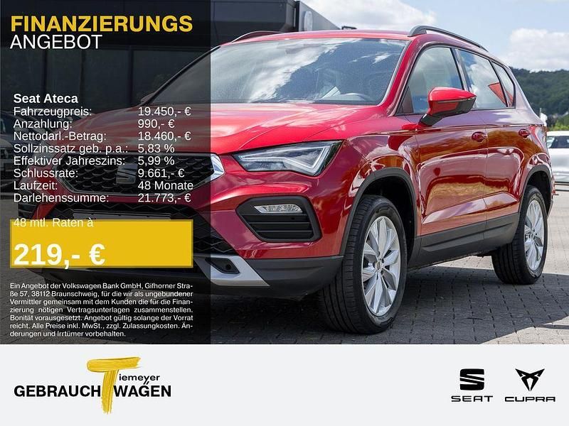 Rot Gebraucht 2022 Seat Ateca Style SUV | 16.860 € (Guter Preis) - Bild 1/4