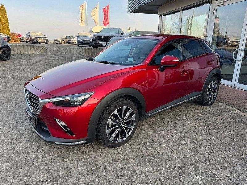 Gebraucht Mazda CX-3 Selection 121 PS (88 kW) 2020 Magmarot metallic (metallic) SUV