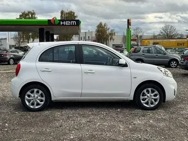 Gebraucht Nissan Micra Acenta 80 PS (58 kW) 2014 Weiß Kleinwagen