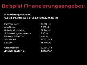 Gebraucht Cupra Formentor 150 PS (110 kW) 2025 Schwarz (mitternachtsschwarz) SUV