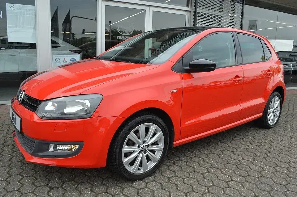 Gebraucht VW Polo Match 69 PS (50 kW) 2012 Flashrot Kleinwagen