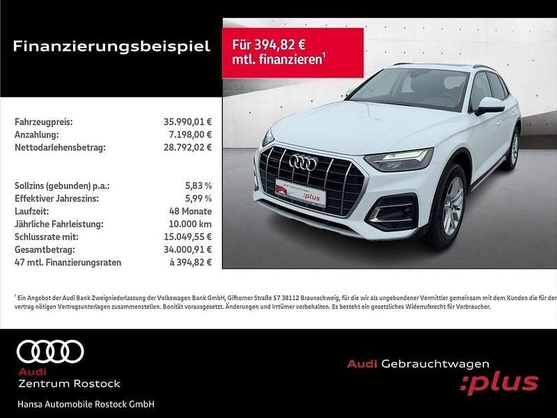 Gebraucht Audi Q5 Comfort 299 PS (219 kW) 2021 Ibisweiß SUV