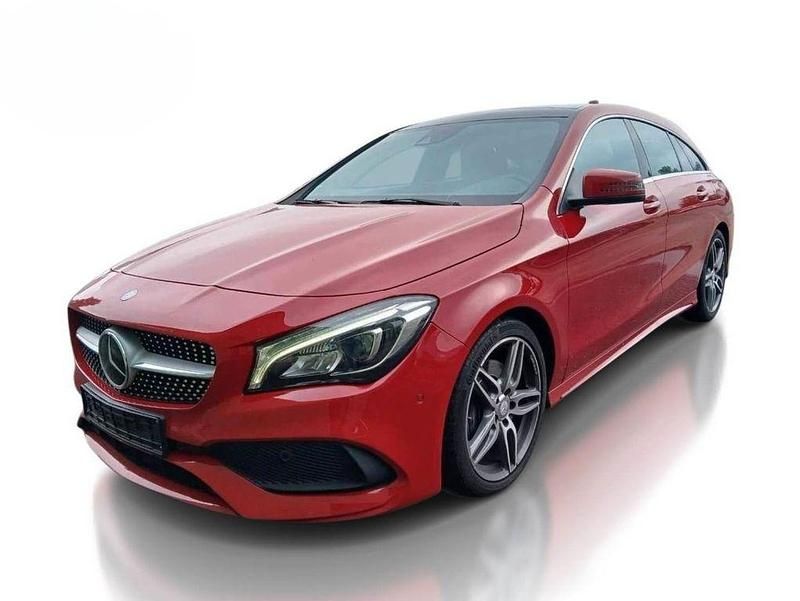 Rot Gebraucht 2017 Mercedes CLA220 Shooting Brake AMG Kombi | 17.490 € (Fairer Preis) - Bild 1/4