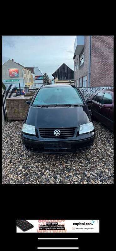 Schwarz Gebraucht 2001 VW Sharan Highline Van / Kleinbus | 800 € (Superpreis) - Bild 1/4