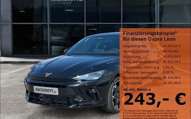 Neu Cupra Leon VZ 300 PS (220 kW) 2025 Schwarz Limousine