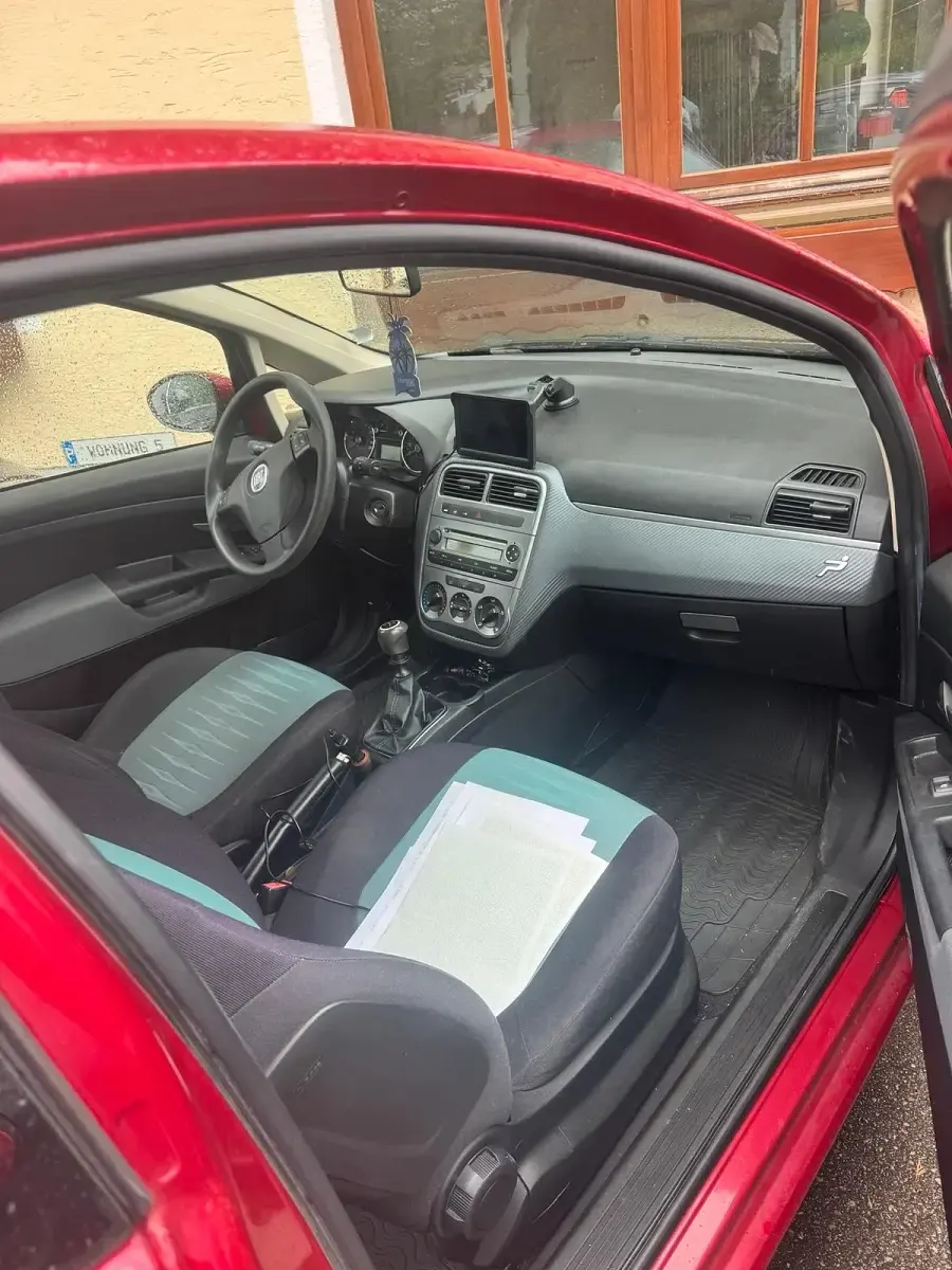 Gebraucht Fiat Punto 78 PS (57 kW) 2008 Rot Kleinwagen