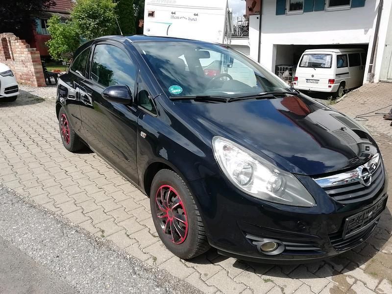 Schwarz Gebraucht 2007 Opel Corsa Limousine | 2.000 € (Fairer Preis) - Bild 1/4