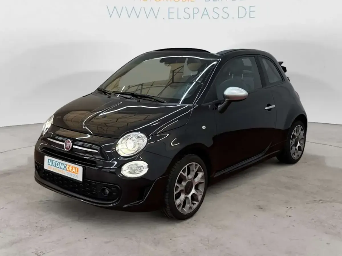 Gebraucht Fiat 500C Rockstar 71 PS (52 kW) 2020 Vesuvio schwarz) (schwarz Cabrio