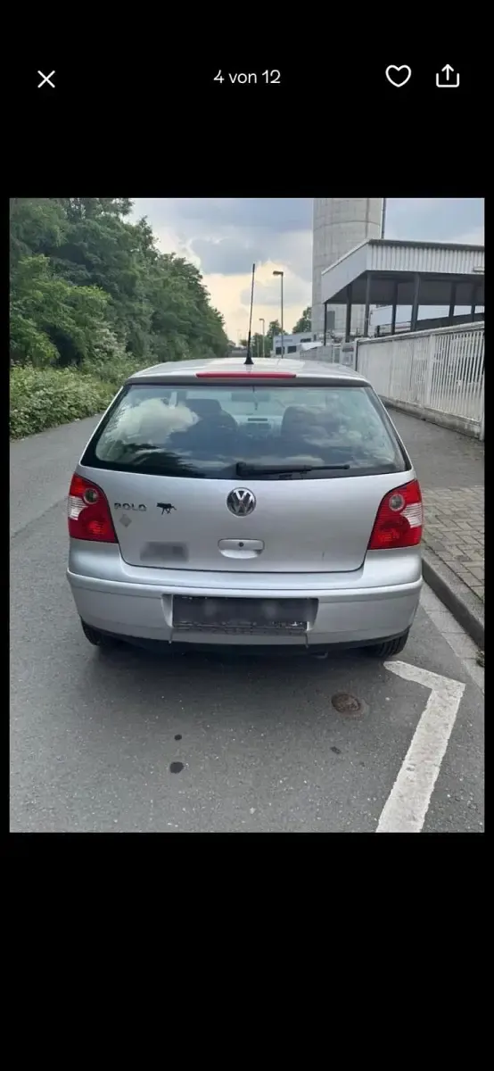 Usata VW Polo 75 CV (55 kW) 2003 Argento Utilitaria