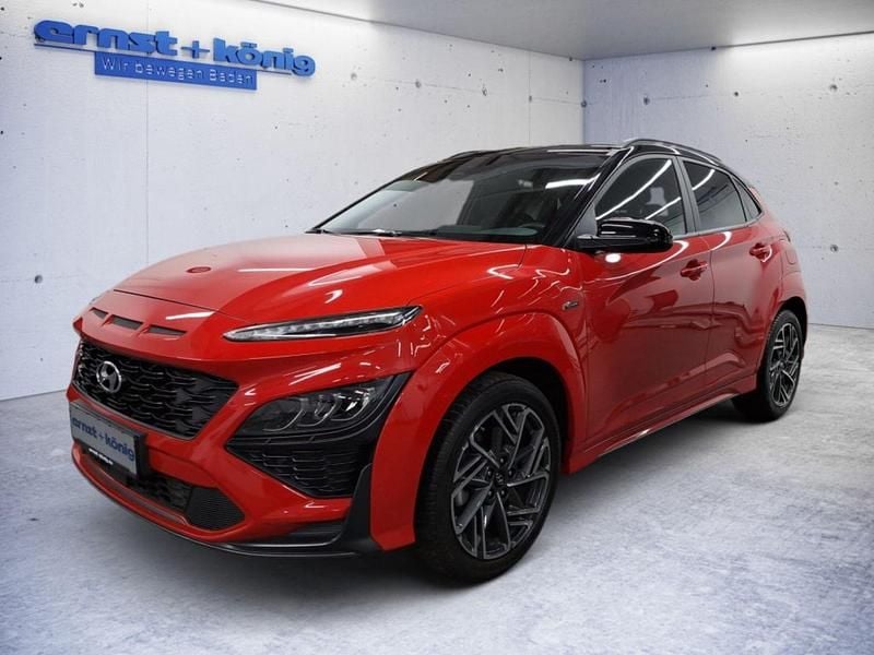 Rot Gebraucht 2021 Hyundai Kona N Line SUV | 19.370 € (Fairer Preis) - Bild 1/4