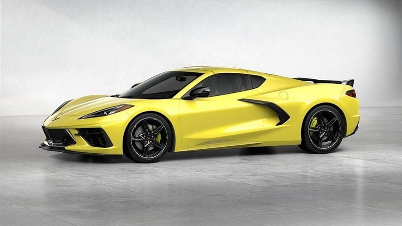 Neu Corvette C8 481 PS (353 kW) 2026 Gelb Coupé