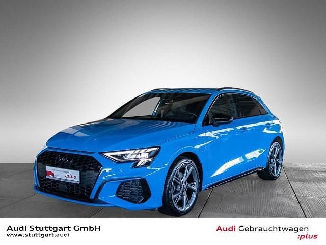 Turboblau Gebraucht 2023 Audi A3 Sportback e-tron S-Line Kleinwagen | 31.840 € (Teuer) - Bild 1/4