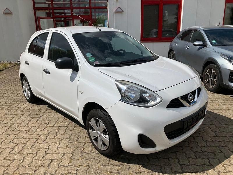 Weiß Gebraucht 2015 Nissan Micra Visia Kleinwagen | 6.888 € (Etwas zu teuer) - Bild 1/4