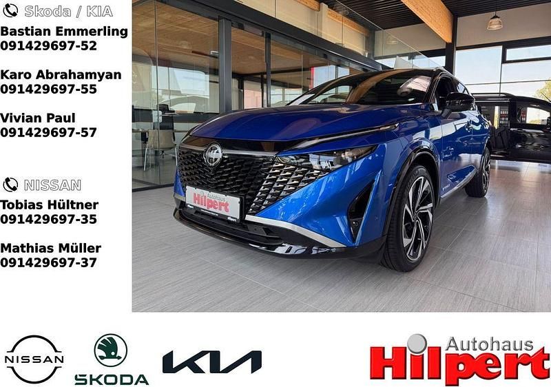 Blau Neu 2025 Nissan Qashqai Tekna+ SUV | 40.999 € (Fairer Preis) - Bild 1/4