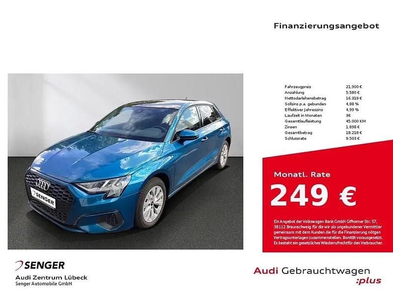 Gebraucht Audi A3 Sportback e-tron 204 PS (150 kW) 2021 Blau Kleinwagen