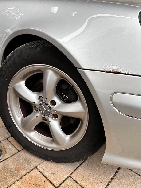 Gebraucht Mercedes SLK200 163 PS (119 kW) 2002 Silber Cabrio