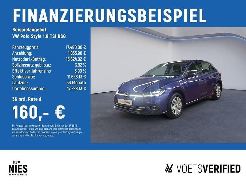 Gebraucht VW Polo Style 95 PS (69 kW) 2022 Violet Limousine