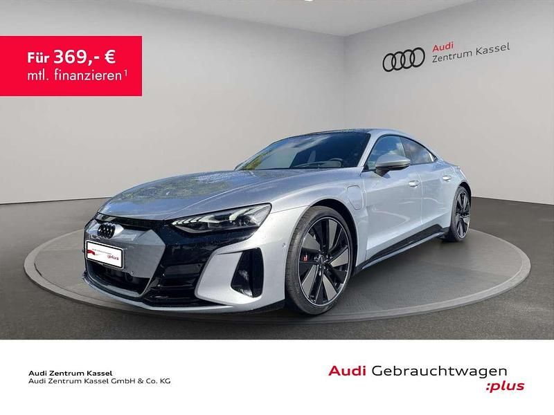 Florettsilber metallic Gebraucht 2023 Audi e-tron GT quattro Sport Limousine | 67.990 € (Etwas zu teuer) - Bild 1/3