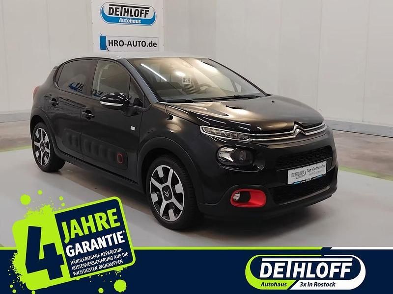 Schwarz Gebraucht 2018 Citroën C3 PureTech Kleinwagen | 10.500 € (Fairer Preis) - Bild 1/4