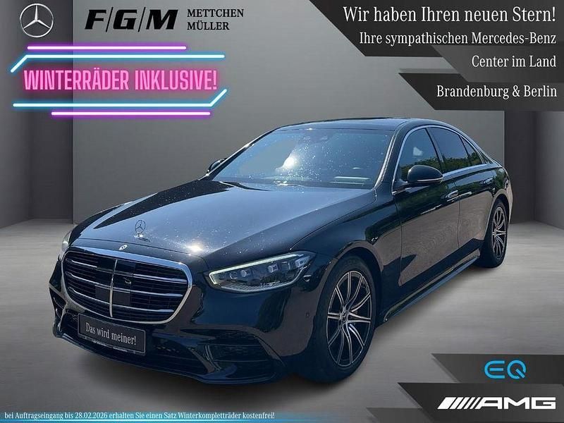 Gebraucht Mercedes S400 AMG line 330 PS (242 kW) 2021 Obsidianschwarz metalliclack Limousine