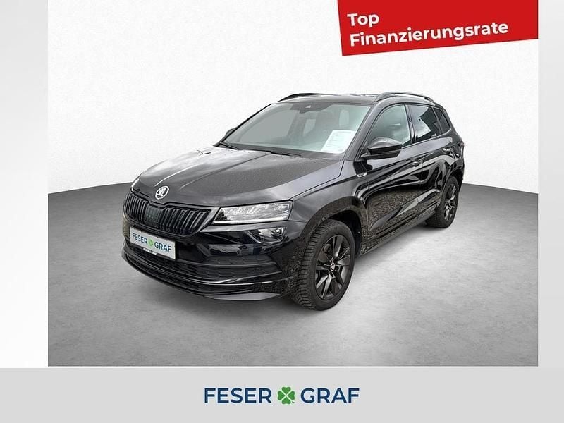 Black magic perleffekt Gebraucht 2021 Skoda Karoq SportLine SUV | 29.960 € (Guter Preis) - Bild 1/4