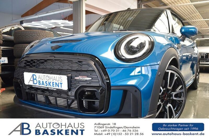 Blau Gebraucht 2023 Mini John Cooper Works Cabriolet Cabrio | 33.990 € (Guter Preis) - Bild 1/4