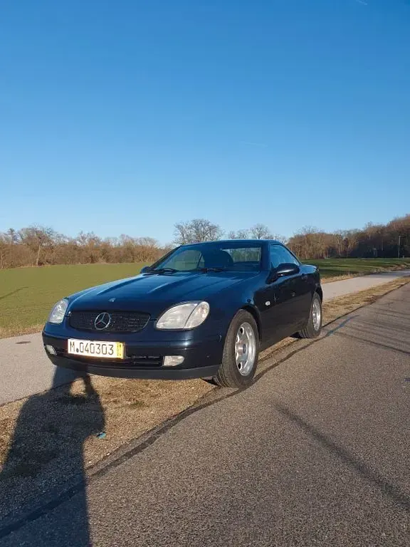 Gebraucht Mercedes SLK200 136 PS (100 kW) 1999 Blau Cabrio