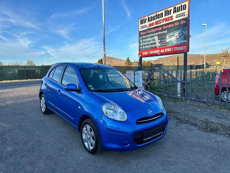 Gebraucht Nissan Micra Acenta 80 PS (58 kW) 2011 Blau Kleinwagen
