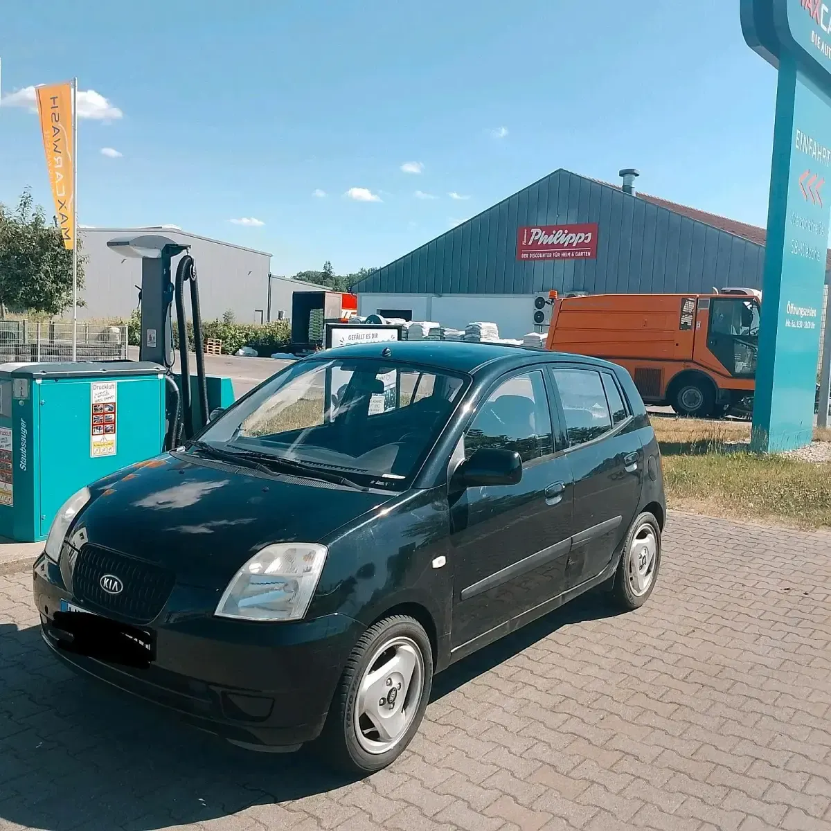 Gebraucht Kia Picanto 61 PS (44 kW) 2007 Schwarz Kleinwagen