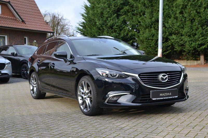 Schwarz Gebraucht 2015 Mazda 6 Sports-Line Kombi | 15.750 € (Fairer Preis) - Bild 1/4