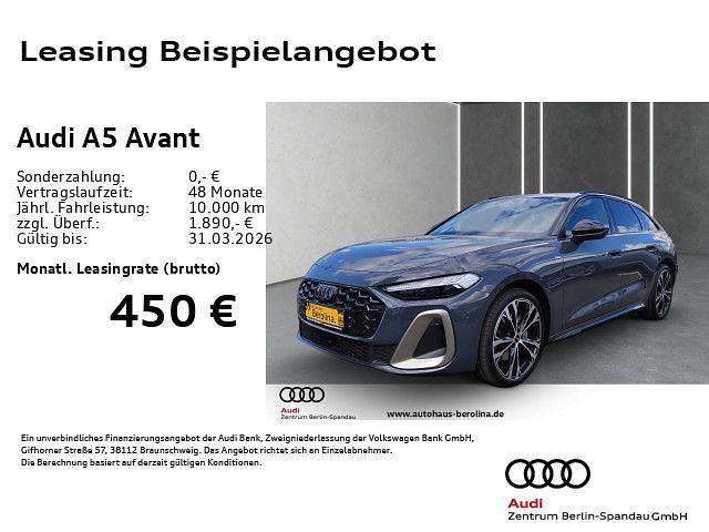 Grau Neu 2025 Audi A5 S-Line Coupé | 47.888 € (Superpreis) - Bild 1/4