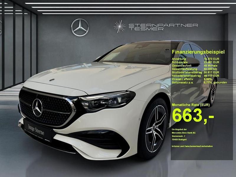Weiß Gebraucht 2024 Mercedes E300 AMG Limousine | 57.950 € (Fairer Preis) - Bild 1/3
