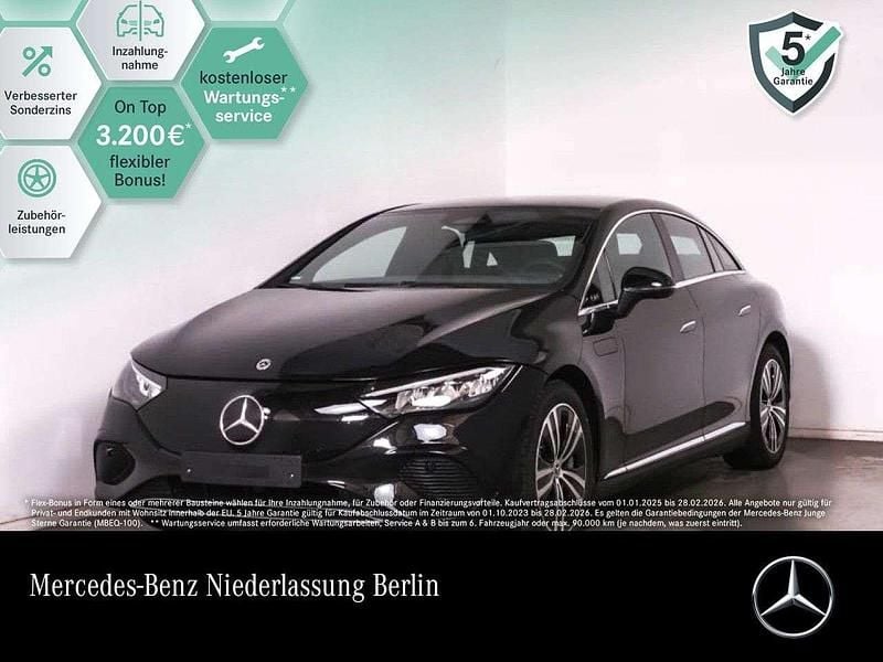 Obsidianschwarz Gebraucht 2024 Mercedes EQE350 Advanced Plus Limousine | 45.990 € (Superpreis) - Bild 1/3