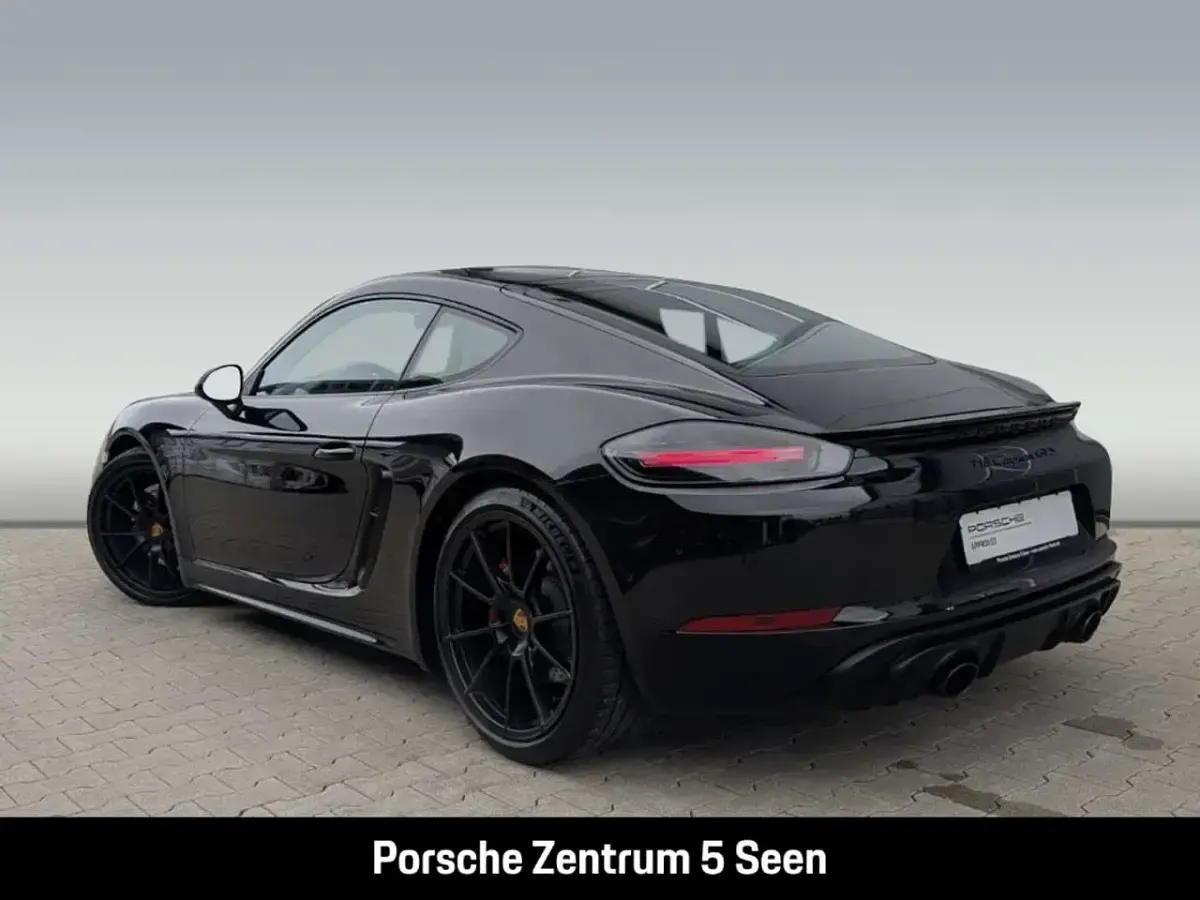 Gebraucht Porsche 718 400 PS (294 kW) 2021 Tiefschwarzmetallic Coupé