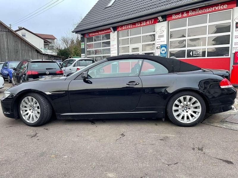 Gebraucht BMW 630 Cabriolet 258 PS (189 kW) 2008 Black sapphire metallic Cabrio