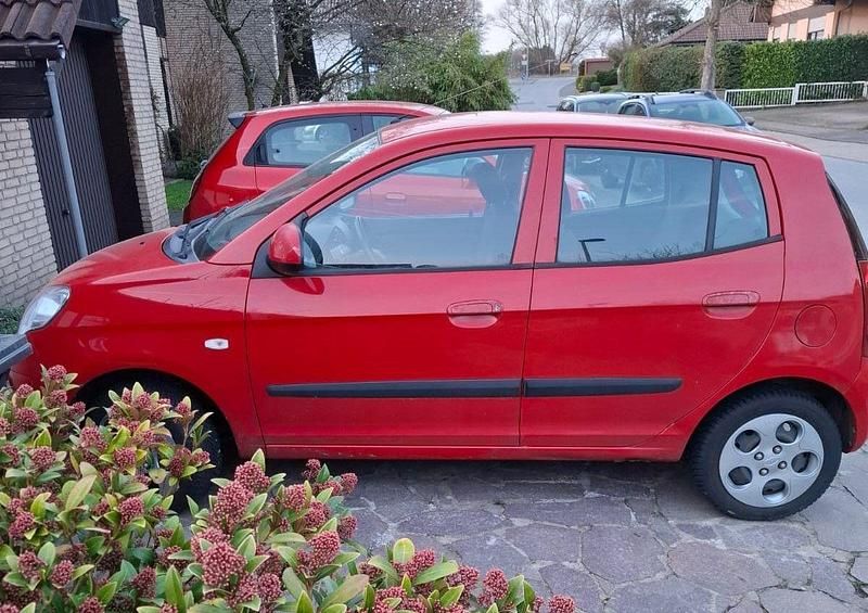 Gebraucht Kia Picanto Attract 65 PS (47 kW) 2009 Rot Kleinwagen