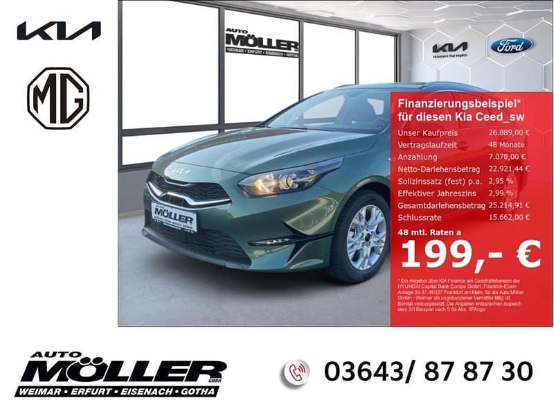 Experience grün metallic Neu 2025 Kia Ceed Sportswagon Comfort Kombi | 25.779 € (Guter Preis) - Bild 1/4